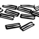 Cârlige și reglori pentru sutien, 25 mm - Negru (4 Bucăți) Cârlige și reglori pentru sutien, 25 mm - Negru (4 Bucăți)