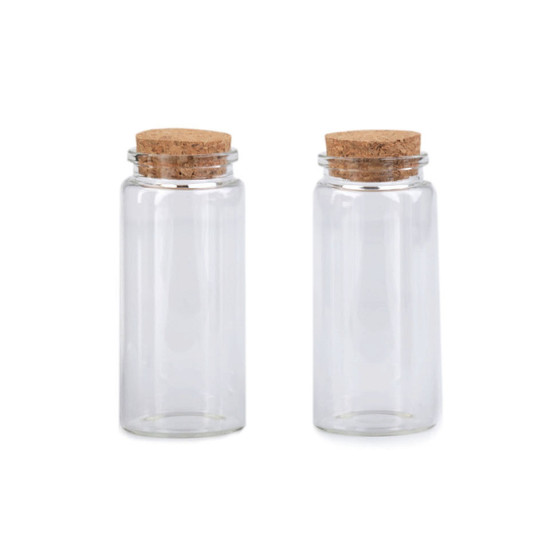 Sticluță cu dop de plută, 130 ml - Transparent (1 Fiolă) Sticluță cu dop de plută, 130 ml - Transparent (1 Fiolă)