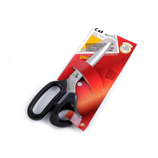 Foarfecă de croitorie kai, lungime 25 cm - Negru (2 Bucăți) Foarfecă de croitorie kai, lungime 25 cm - Negru (2 Bucăți)