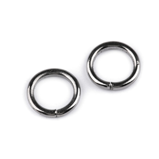 Inele metalice, ø12 mm - Auriu (20 Bucăți)