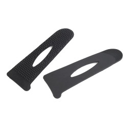 Ajustor manșetă velcro, 3x8,9 cm - Negru (10 Perechi)