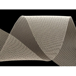 Rijelină rigidă, lățime 10 cm - Crem deschis (1 Metru)