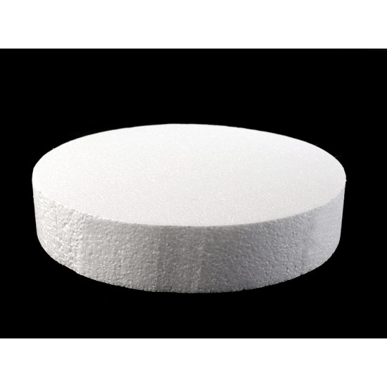 Blat pentru tort din polistiren, ø25 cm - Alb (4 Bucăți) Blat pentru tort din polistiren, ø25 cm - Alb (4 Bucăți)