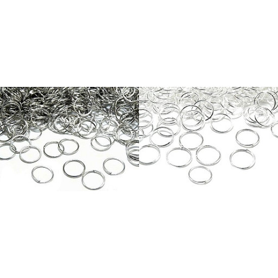 Zale bijuterii, ø10,5 mm - Argintiu deschis (1000 Grame) Zale bijuterii, ø10,5 mm - Argintiu deschis (1000 Grame)