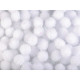 Pompoane cu lurex, ø15 mm - Alb (1000 Bucăți) Pompoane cu lurex, ø15 mm - Alb (1000 Bucăți)