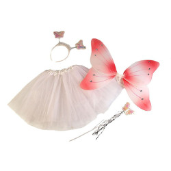 Costum zână fluture - Alb (1 Set)