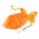 Costum zână fluture - Roșu (3 Seturi) Costum zână fluture - Roșu (3 Seturi)
