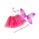 Costum zână fluture - Roșu (3 Seturi) Costum zână fluture - Roșu (3 Seturi)
