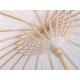 Umbrelă chinezească decorabilă, ø38,5 cm - Alb natural (1 Bucată) Umbrelă chinezească decorabilă, ø38,5 cm - Alb natural (1 Bucată)