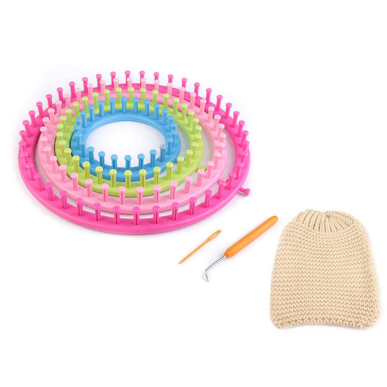 Set dispozitive tricotat circulare, 4 mărimi - Conform imaginii (2 Seturi) Set dispozitive tricotat circulare, 4 mărimi - Conform imaginii (2 Seturi)