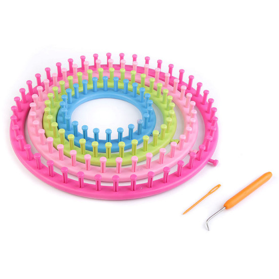 Set dispozitive tricotat circulare, 4 mărimi - Conform imaginii (2 Seturi) Set dispozitive tricotat circulare, 4 mărimi - Conform imaginii (2 Seturi)
