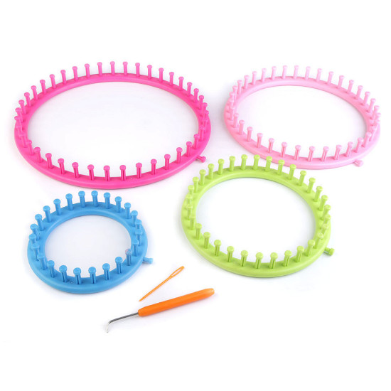 Set dispozitive tricotat circulare, 4 mărimi - Conform imaginii (2 Seturi) Set dispozitive tricotat circulare, 4 mărimi - Conform imaginii (2 Seturi)