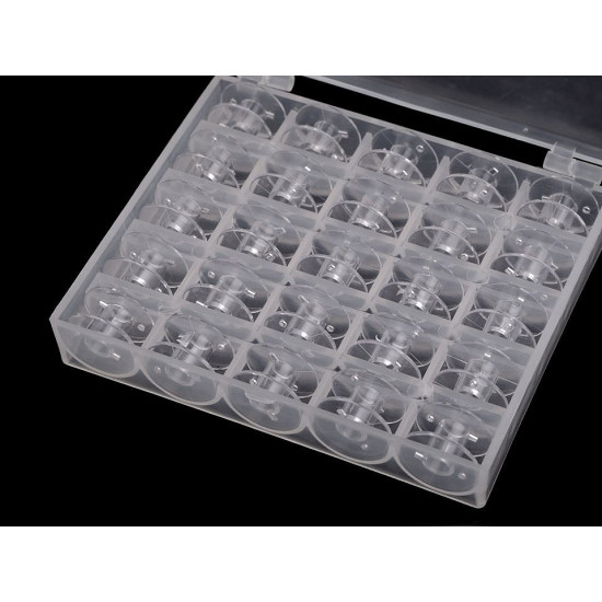 Cutie pentru bobine - Transparent (6 Cutii)