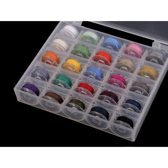 Cutie pentru bobine - Transparent (6 Cutii)