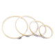 Set rame / gherghefuri din bambus pentru brodat - Bambus deschis (3 Seturi) Set rame / gherghefuri din bambus pentru brodat - Bambus deschis (3 Seturi)