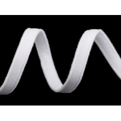 Șnur tubular pentru balene, lățime 10 mm - Alb (1 Metru)