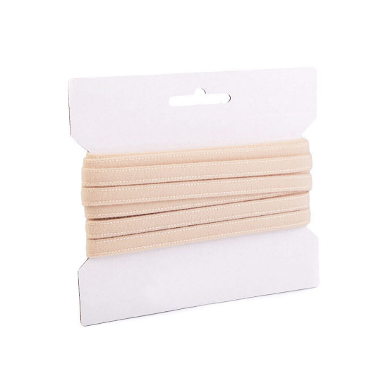 Șnur tubular pentru balene, lățime 10 mm - Nude (1 Metru) Șnur tubular pentru balene, lățime 10 mm - Nude (1 Metru)