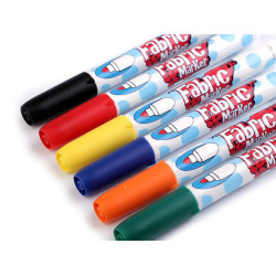 Marker pentru textile, 6 buc. - Conform imaginii (1 Cutie)