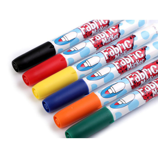 Marker pentru textile, 6 buc. - Conform imaginii (3 Cutii) Marker pentru textile, 6 buc. - Conform imaginii (3 Cutii)