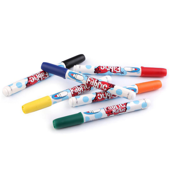 Marker pentru textile, 6 buc. - Conform imaginii (3 Cutii) Marker pentru textile, 6 buc. - Conform imaginii (3 Cutii)