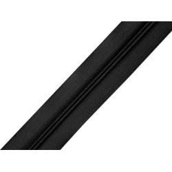 Fermoar spiralat metraj, cursor bx no 3 - Negru (200 Metri)