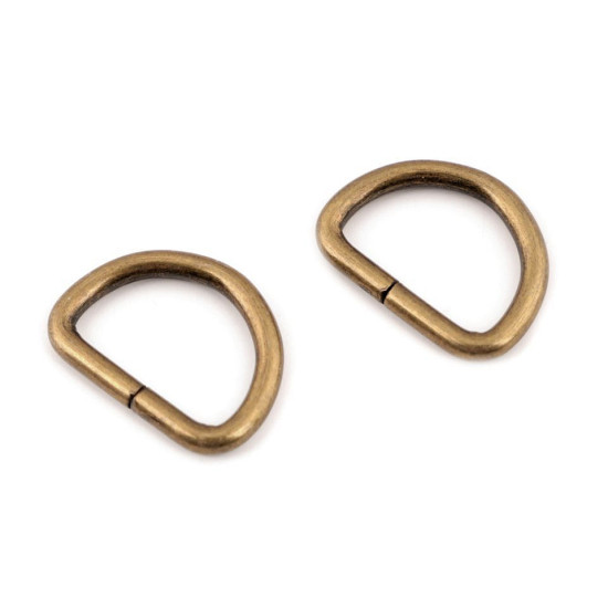 Inel metalic tip d, lățime 20 mm - Alamă antică (300 Bucăți) Inel metalic tip d, lățime 20 mm - Alamă antică (300 Bucăți)