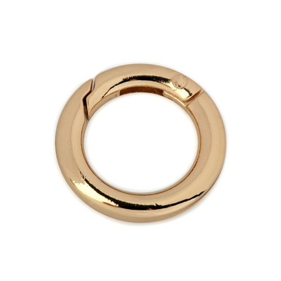 Inel carabină, ø18 mm - Nichel (10 Bucăți)