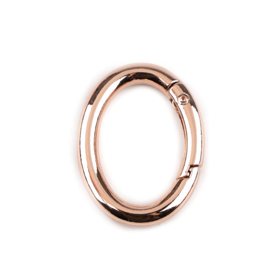 Inel carabină oval - Nichel negru (10 Bucăți) Inel carabină oval - Nichel negru (10 Bucăți)