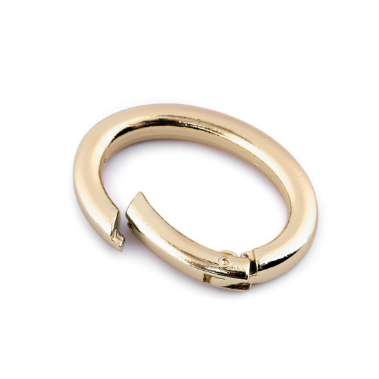 Inel carabină oval - Nichel negru (10 Bucăți) Inel carabină oval - Nichel negru (10 Bucăți)