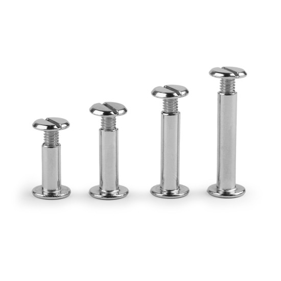 Şurub de legătorie 12; 16; 20 a 25 mm - Nichel (10 Perechi) Şurub de legătorie 12; 16; 20 a 25 mm - Nichel (10 Perechi)