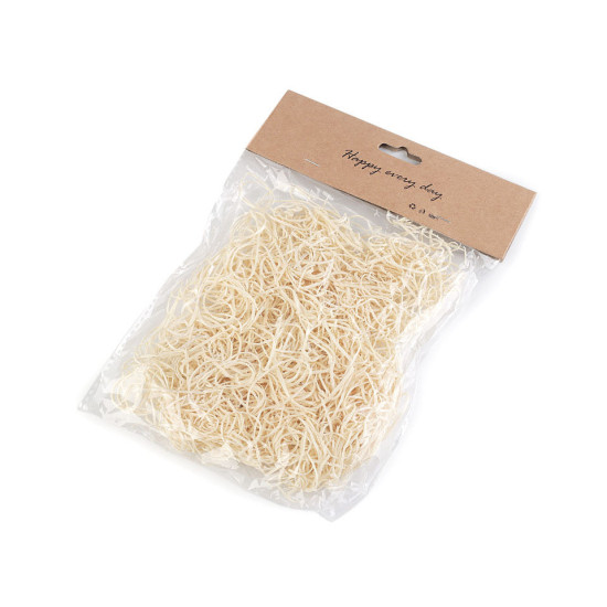 Lâna de lemn, 10 g - Ecru deschis (4 Saci)