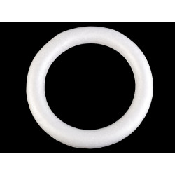 Cerc polistiren, ø30 cm - Alb (1 Bucată)
