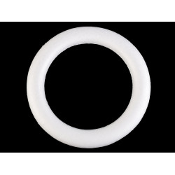 Cerc polistiren, ø24 cm - Alb (1 Bucată)