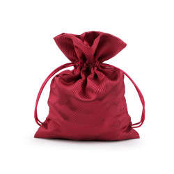 Săculeț satin pentru cadouri, 13x18 cm - Roșu închis (1 Bucată)