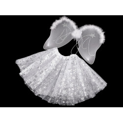 Costume carnaval - îngeraș - Alb (1 Set)