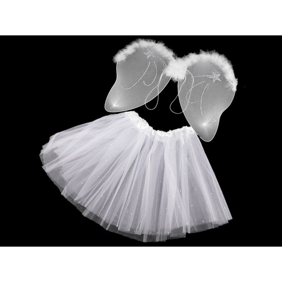 Costume carnaval - îngeraș - Alb (3 Seturi)
