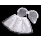 Costume carnaval - îngeraș - Alb (3 Seturi)