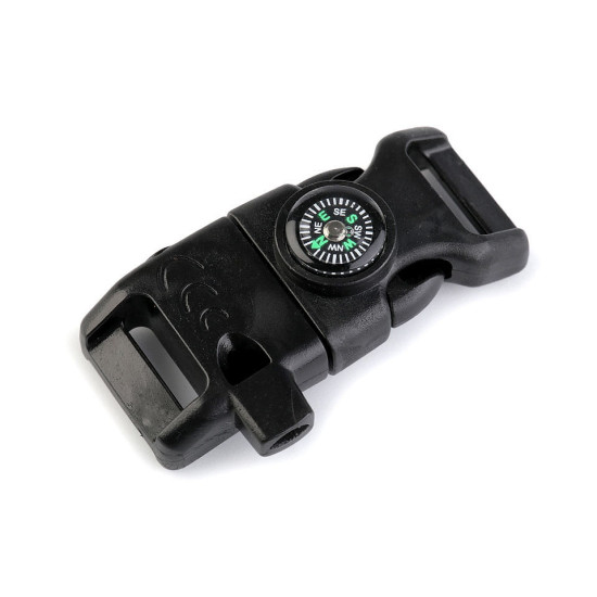 Cataramă trident cu fluier și compas, lățime 15 cm - Negru (10 Bucăți) Cataramă trident cu fluier și compas, lățime 15 cm - Negru (10 Bucăți)