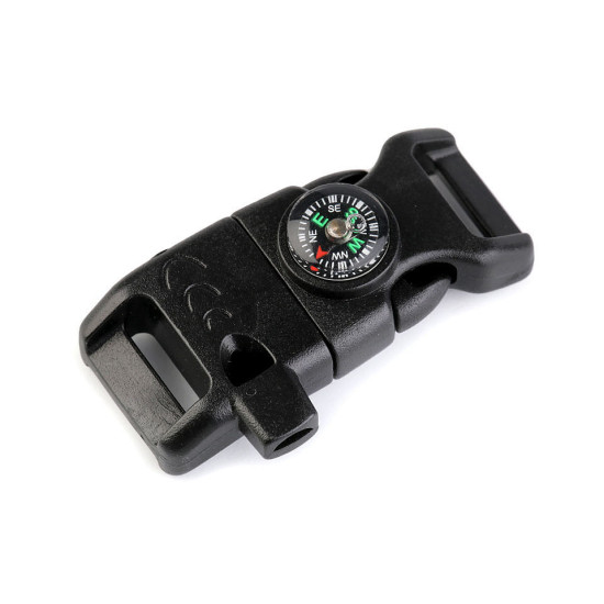 Cataramă trident cu fluier și compas, lățime 15 cm - Negru (10 Bucăți) Cataramă trident cu fluier și compas, lățime 15 cm - Negru (10 Bucăți)