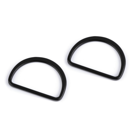 Inel metalic tip d plat, lățime 30 mm - Auriu rose (20 Bucăți) Inel metalic tip d plat, lățime 30 mm - Auriu rose (20 Bucăți)