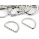 Inel metalic tip d plat, lățime 30 mm - Auriu rose (20 Bucăți) Inel metalic tip d plat, lățime 30 mm - Auriu rose (20 Bucăți)
