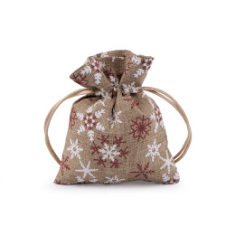 Săculeț cadouri, 10x13 cm - Natural mediu (1 Bucată)