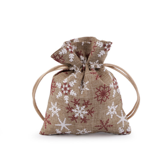 Săculeț cadouri, 10x13 cm - Gri neutral (40 Bucăți)