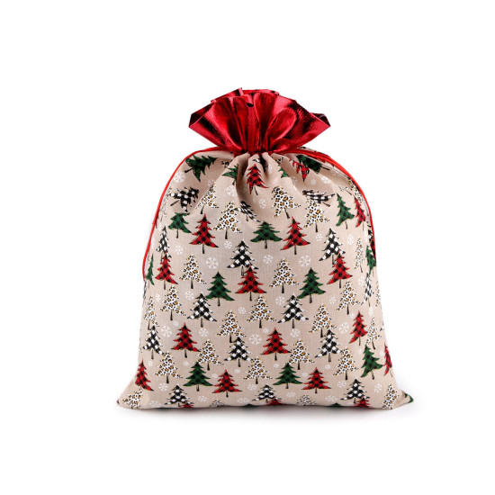 Săculeț rustic cadouri crăciun, 30x40 cm - Ecru natural (10 Bucăți) Săculeț rustic cadouri crăciun, 30x40 cm - Ecru natural (10 Bucăți)