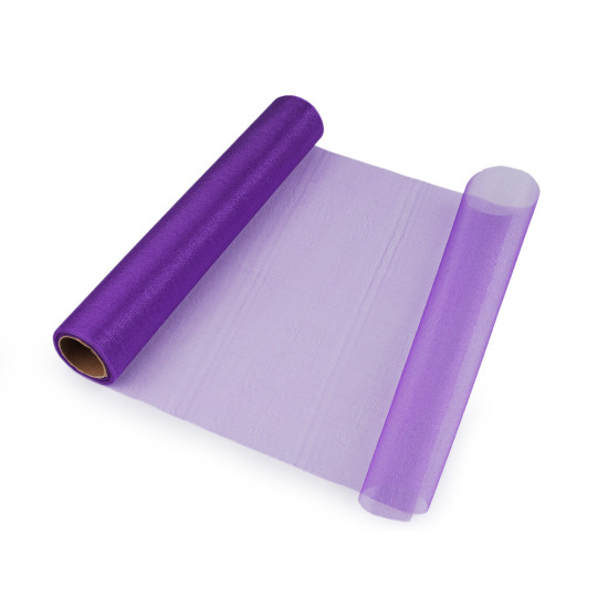 Organza, lățime 36 cm - Argintiu deschis (45 Metri) Organza, lățime 36 cm - Argintiu deschis (45 Metri)