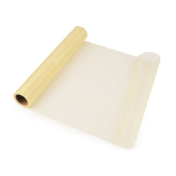 Organza, lățime 36 cm - Crem deschis (45 Metri)