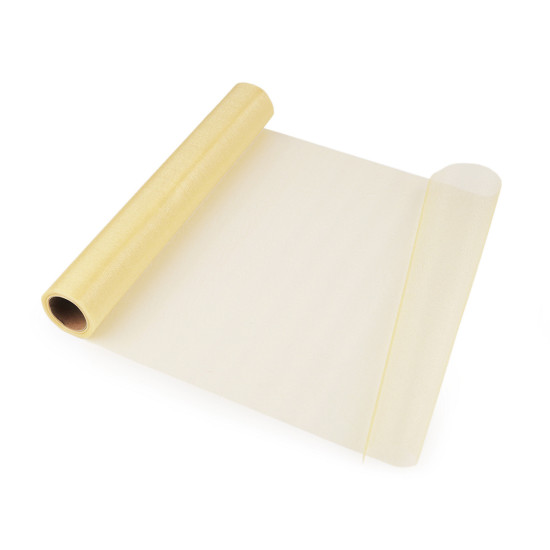 Organza, lățime 36 cm - Argintiu deschis (45 Metri) Organza, lățime 36 cm - Argintiu deschis (45 Metri)