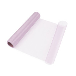Organza, lățime 36 cm - Mov liliachiu (45 Metri)
