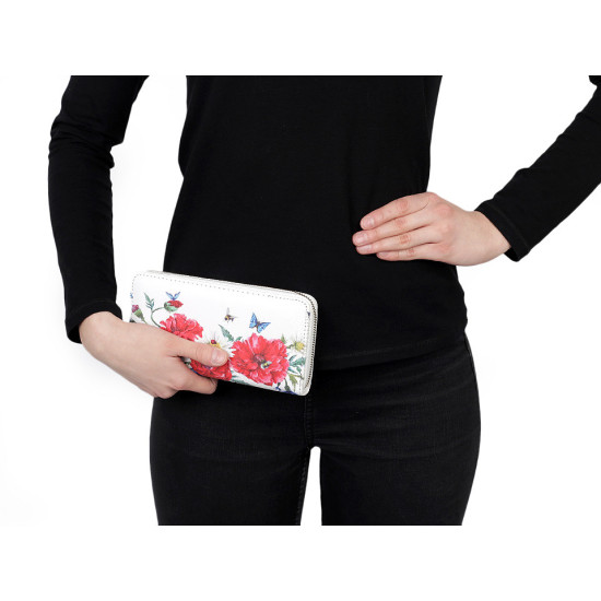 Portofel damă, 10x19 cm - Negru (1 Bucată) Portofel damă, 10x19 cm - Negru (1 Bucată)