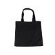 Sacoșă din pânză de bumbac decorabilă, 35x39 cm - Negru (1 Bucată)